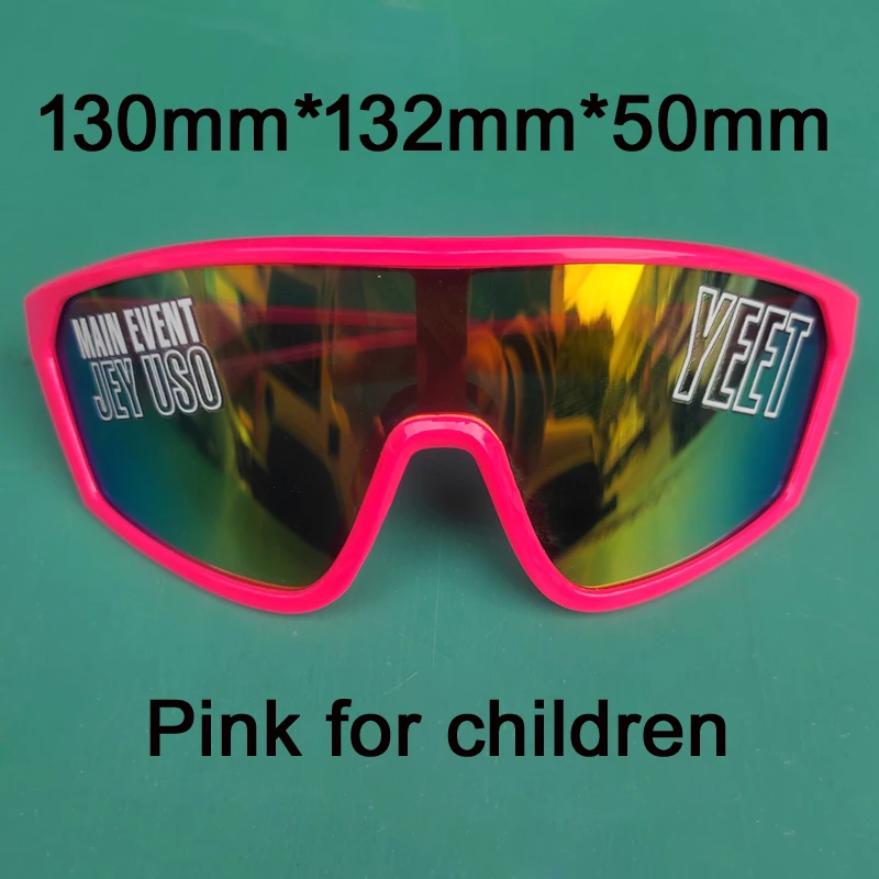 Yeet Red Shades Jey Uso Adult Sunglasses - Main Event Replica Motorcycle Style