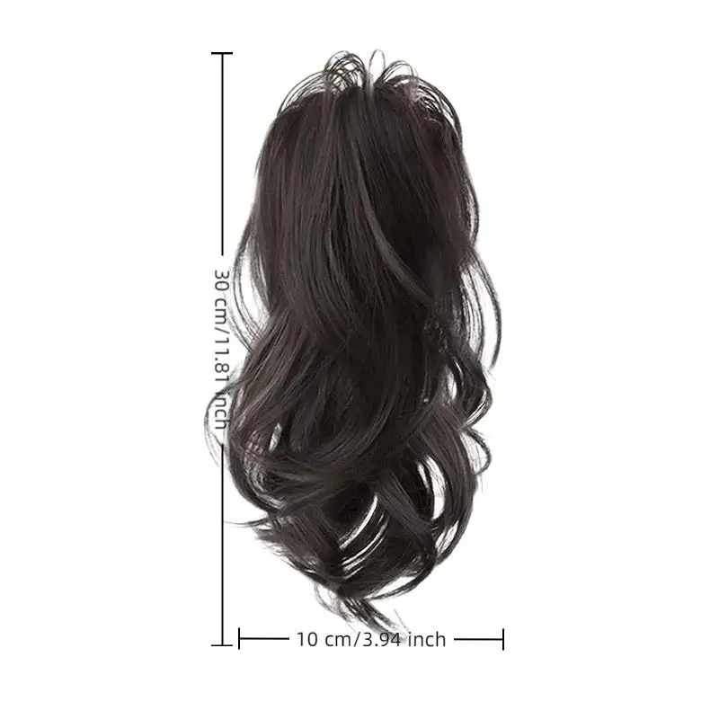 Synthetic Ponytail Claw Clip Fluffy Curly Hair Extensions Ladies Ponytail Hair Clip Party Daily Wear DIY Accessories