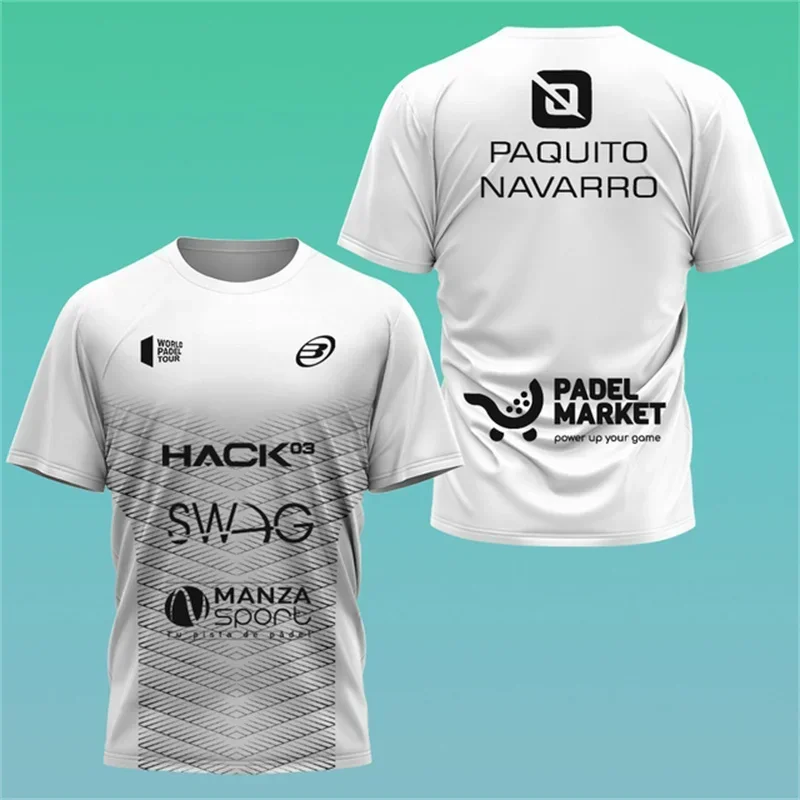 Men's 3D Printed Summer Gym Breathable T-shirt Men's Quick Drying Fishing Sports Shirt Short Sleeved Tennis Training Suit