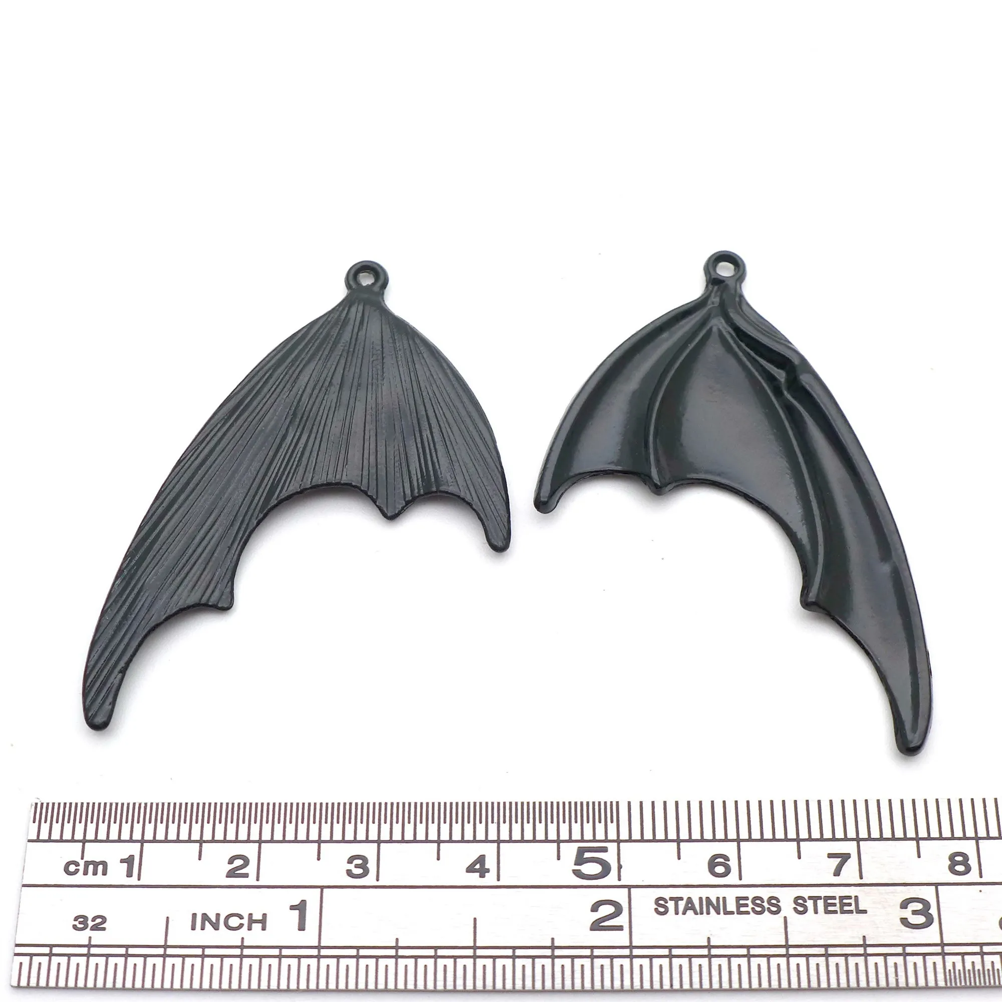 

12pcs 53*37MM Zinc Alloy Black Bat Tibetan Charms Pendants Jewelry Earrings Women Necklace DIY Handmade Craft Free Shipping