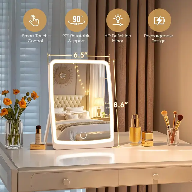 LED Rechargeable Makeup Mirror 3