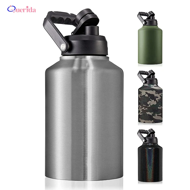 Stainless Steel Water Bottle Wide Mouth  Stainless Steel Water Bottle  Camping - Sports Bottles - Aliexpress