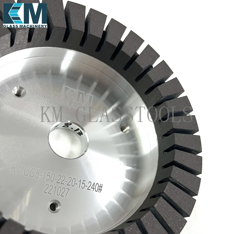 Glass resin wheel, resin wheel for laminated glass, black wheel, good brightness 150x20x15mm,product.