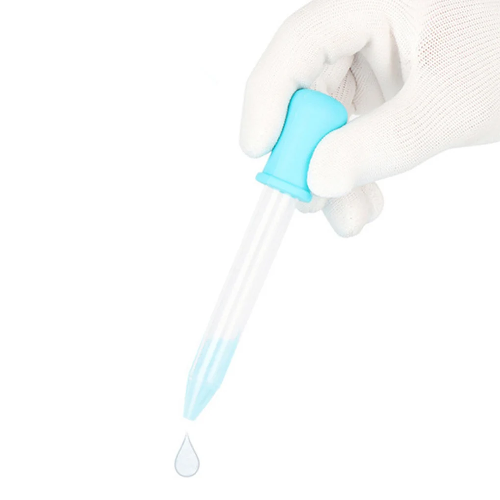 6/10pcs 5 ml Droppers Plastic Silicone Baby Pipettes Devices Infant Droppers Feeders Pipette Dropper For School Lab Supplies