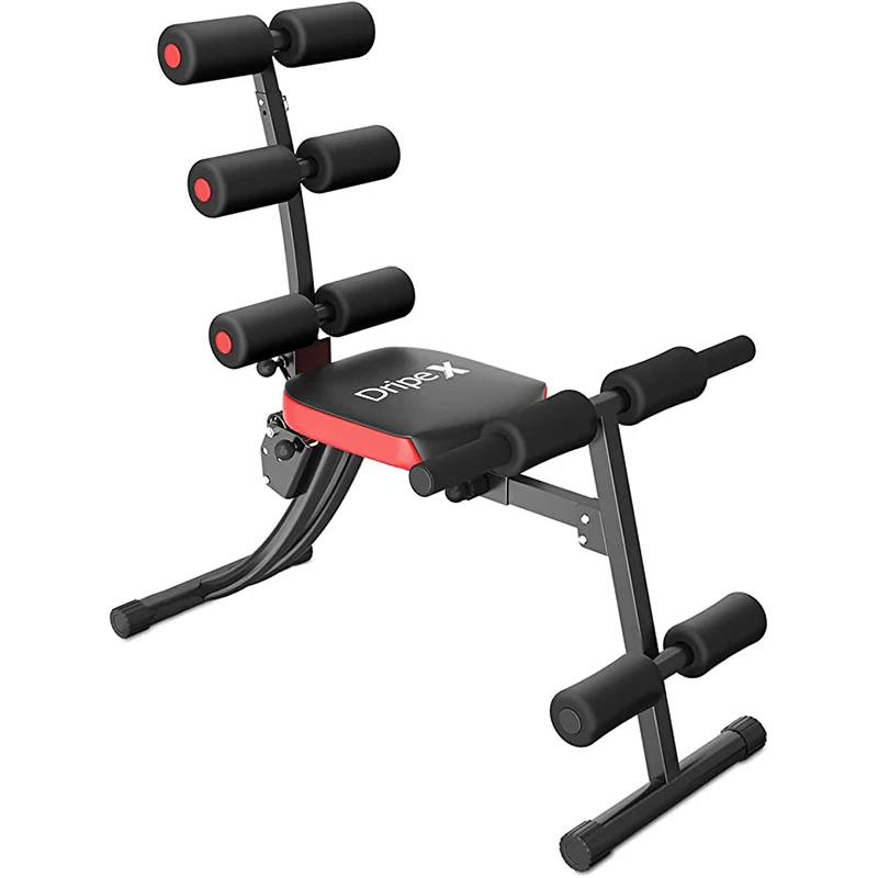 Dripex Crunches Trainer, Ab Trainer Bench, Sit Up Bench, Panca Fitness Multifunzionale, Panca Pesi Pieghevole E Pieghevole Per La Casa