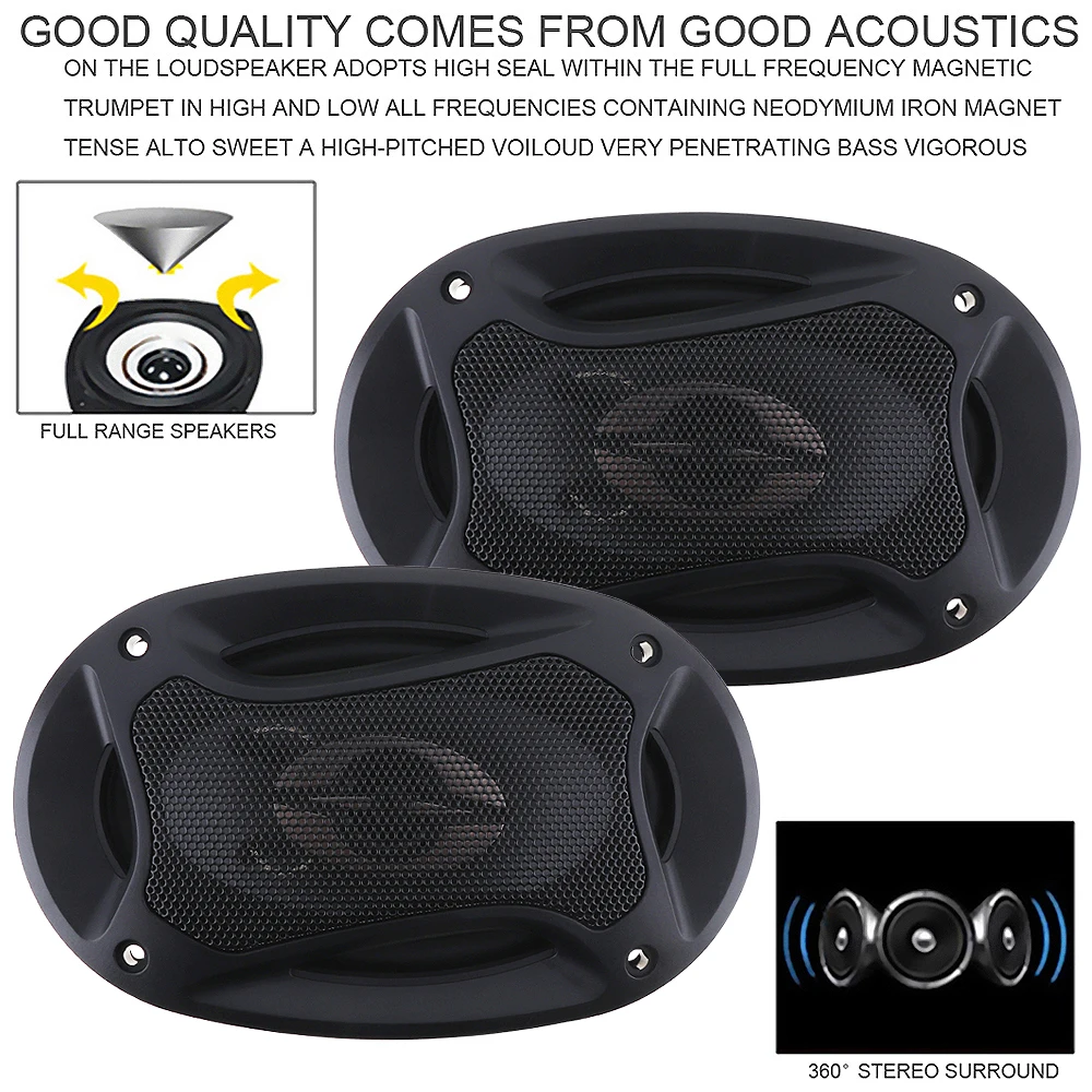 2pcs/set 4 x 6 Inch 280W Car Speaker TS-A4673R Vehicle Door Auto Audio Music Stereo Full Range Frequency Speakers