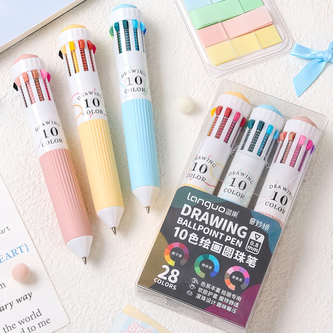 10-in-1 Multicolor Pen Set 6