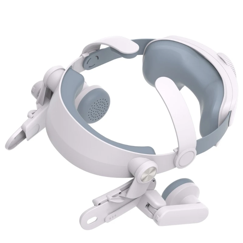 

Ремешок на голову с наушниками, повязка на голову для очков удобная повязка на голову с регулировкой нескольких углов для