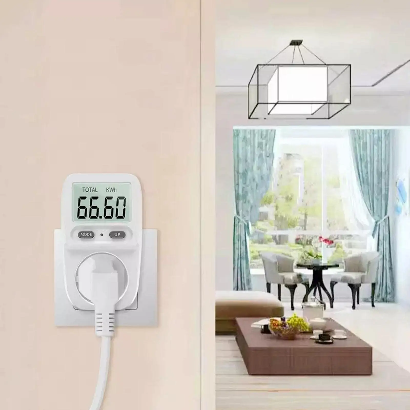 220V Electricity Power Meter Socket LCD Energy Meter EU Plug Measuring Outlet Power Analyzer power meter socket power meter