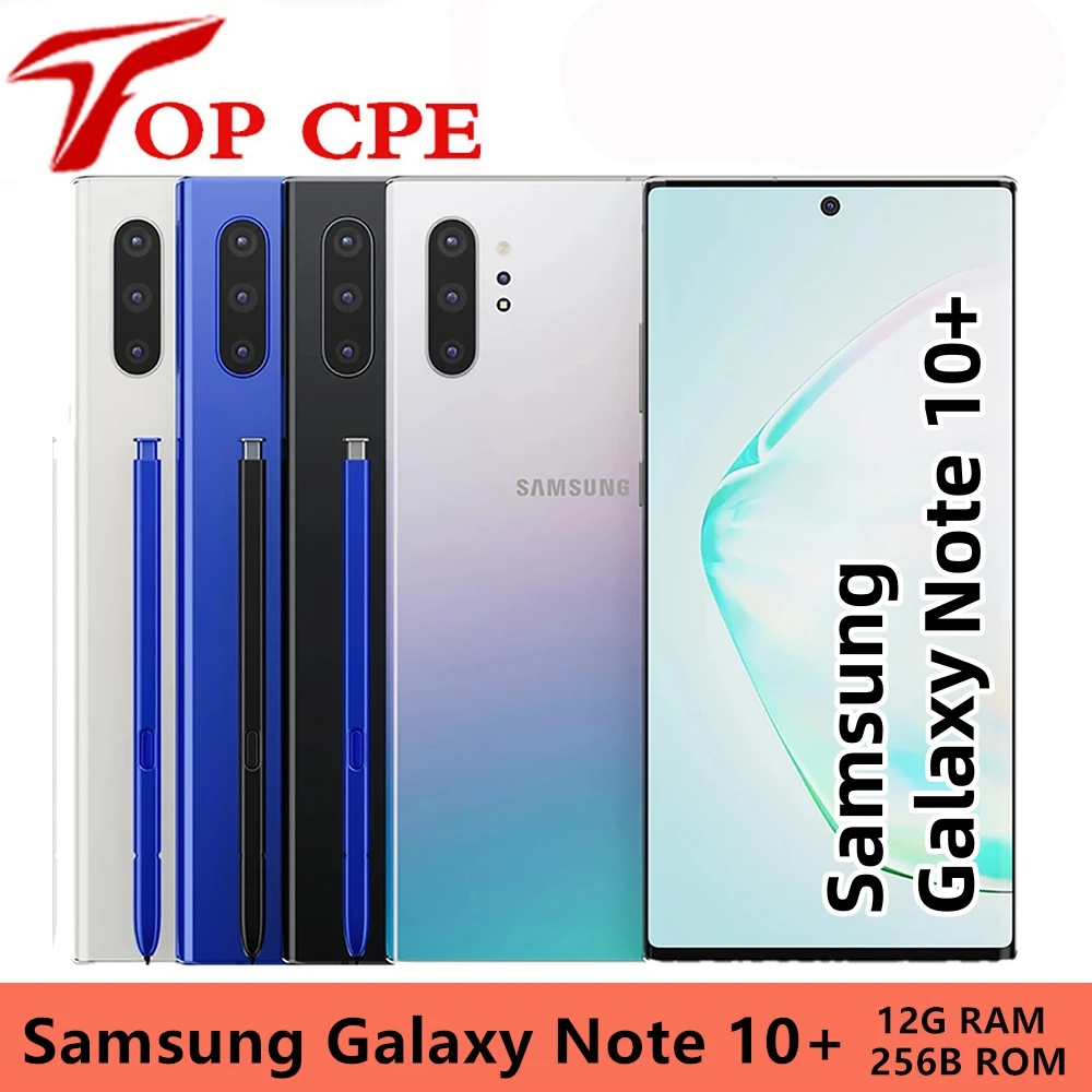 Samsung Galaxy Note 10 SM-N970F/DS 256GB 8GB RAM GSM - Aura Glow –