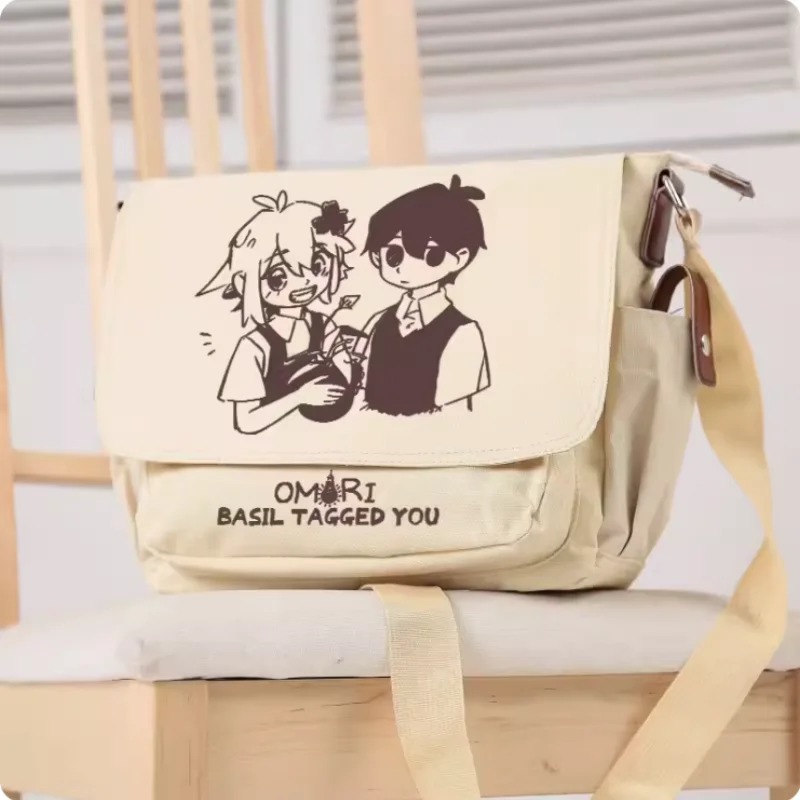 Anime Omori Cosplay Casual Oxford Messenger Bag Schoolbag Shoulder Bag Student Teenager Gift B1272
