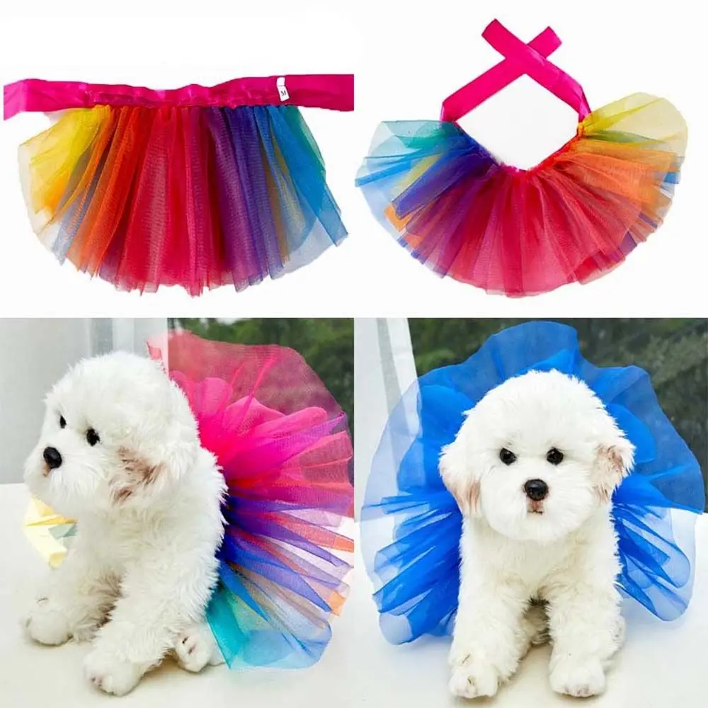 Tutu Dress Fashion For Small Medium Dog Puppy Teddy Schnauzer Apparel Dog Dress Puppy Clothes Dog Skirts Pet Supplies images - 6