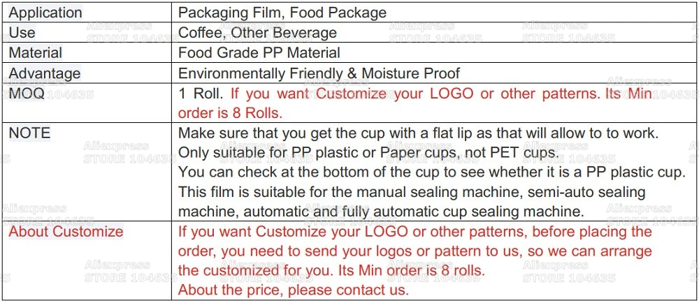 para Bubble Boba Tea, Selador de copos