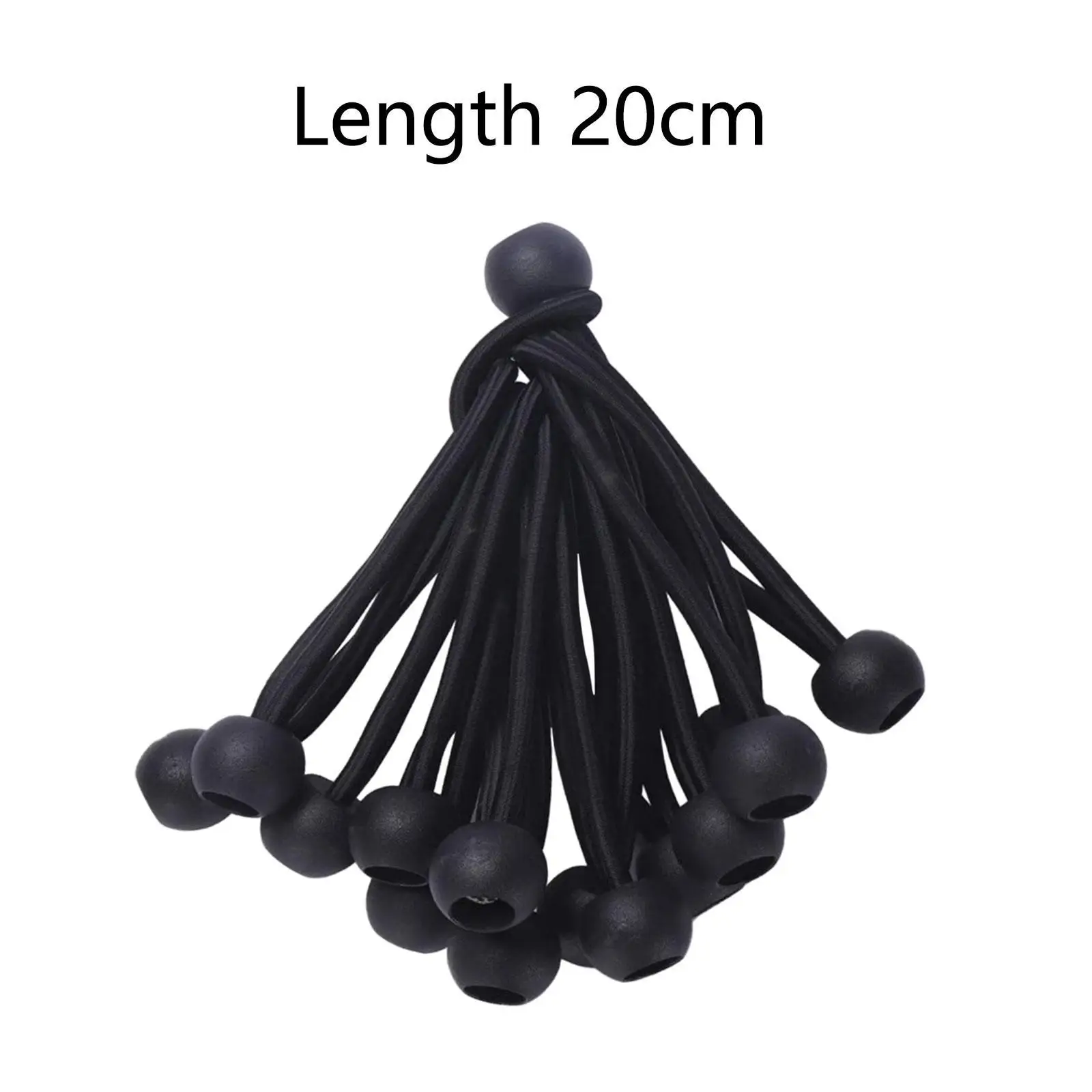 36 Pieces Ball Bungee Cords Fitness Practical Elastic Trampoline Elastic Ropes Bungee Ropes for Tarp Wires Poles Straps Outdoor 6
