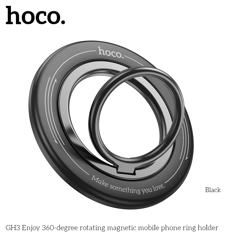 HOCO GH3 MagSafe 마그네틱 링 홀더 휴대용 접이식 브래킷 탈착식 그..