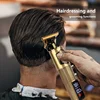 WAIKIL New Multi functional Men's Barber Retro Sculpture Bald Head Scratch Trimmer USB Charging Digital Display Repair Machine 3