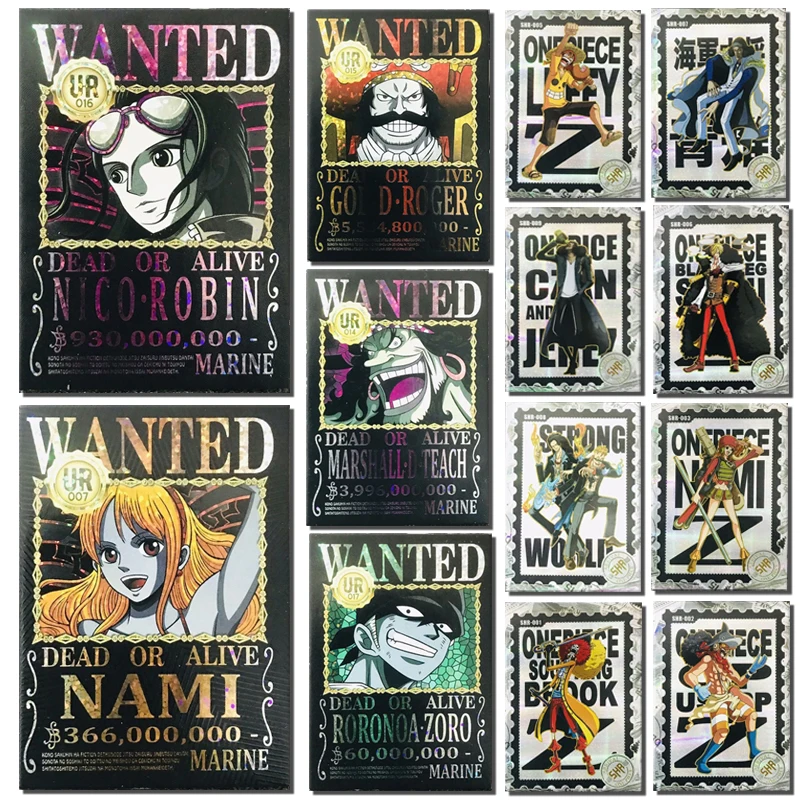 Anime One Piece Ur Shr Card Monkey D. Rufy Nami Usopp Roronoa Zoro Boa. Hancock Game Collection Regali Di Natale Di Compleanno