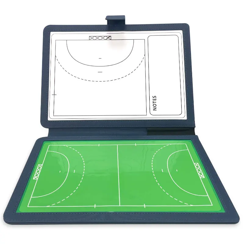 Folding handball coaching board double-sided magnetic writable erasable game training portable strategy board 12.6&times;9.6in