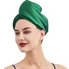 Microfiber Hair Wrap Towel Double Layer Curly Hair Turban Towel for Women Satin Hair Drying Towel for Curly Hair 2
