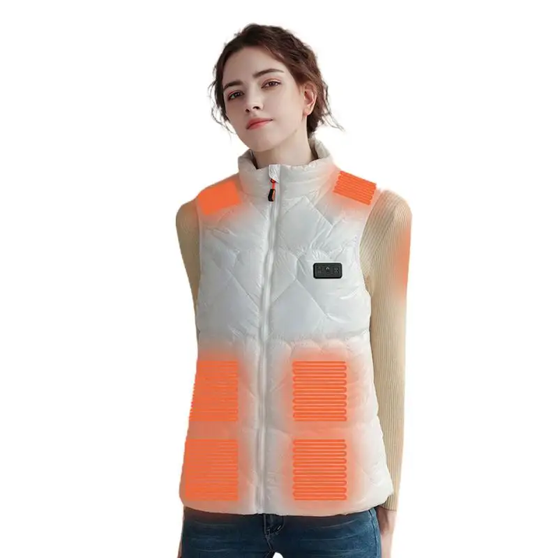 

USB Heated Vest USB Winter Fast Heating Heated Jackets Zippered Heated Jackets For Neck Back Waist