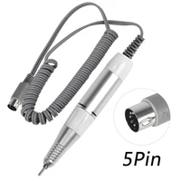 5 PIN Electric Nail Drill Pen Handle File Polish Grind Machine Handpiece Manicure Pedicure Tool Nail Drill Accessories 1