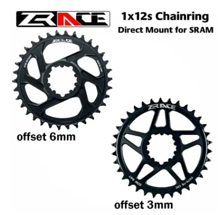 ZRACE 12s MTB Chainring 28/30/32/34/36T Корона 3 мм 6 офсетные велосипедные GXP звездочки для Sram