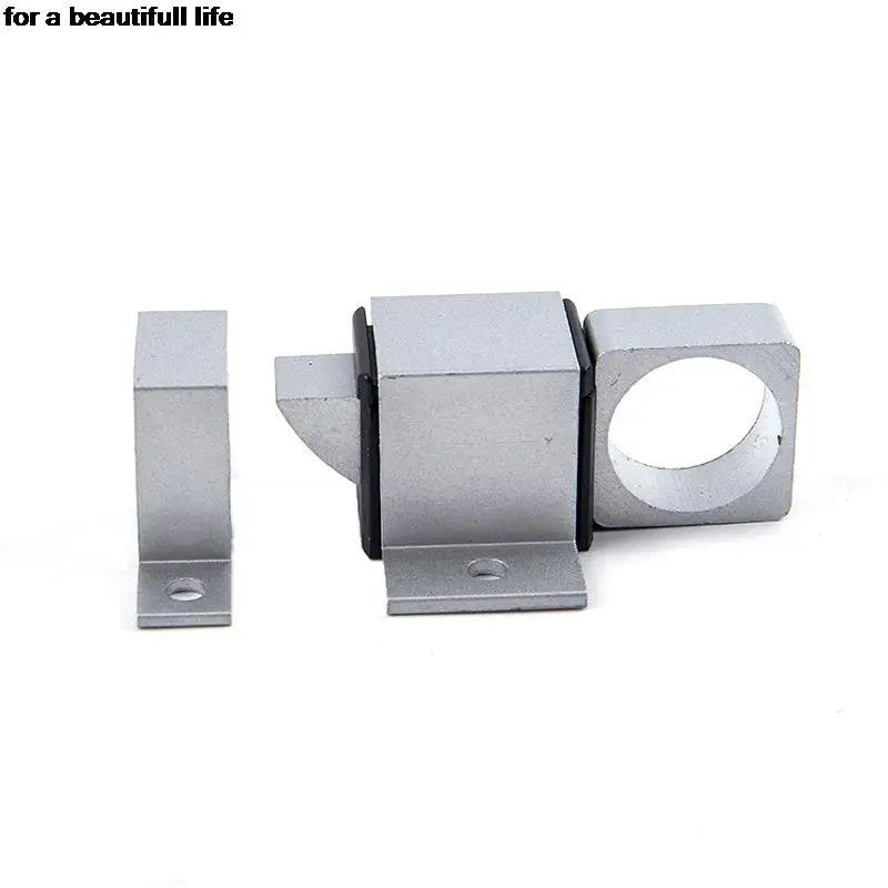 Nuovo 1pc Door Bolt Latch lega di alluminio Security Automatic Window Gate Spring Bounce Lock