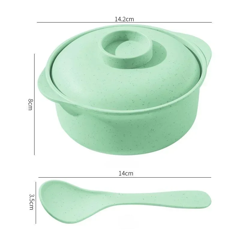 Multi-Use Instant Noodle and Soup Bowl with Lid for Students & Restaurants