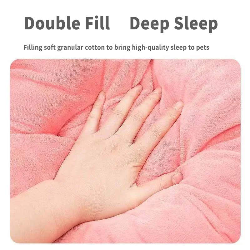 Pet Bed Dog Cat Sofa Detachable Oval Bed Basket pet bed