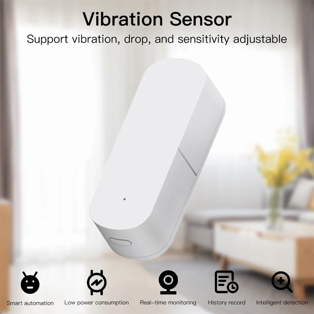 

Tuya ZigBee Vibration Sensor Remote Control Motions Shock Alarms Transducer