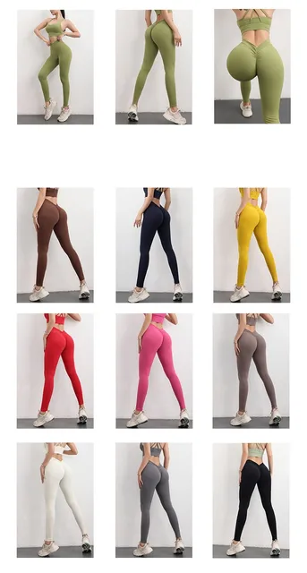 Women's pants sports gym yoga pants high waist stretch pants fitness sexy  yoga leggings women's clothing - AliExpress