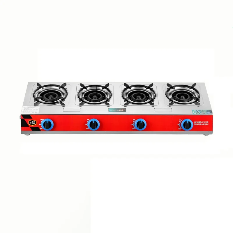 Kitchen Multi Burners Desktop Gas Stove Estufa De Gas 4 Quemadores Herd K&uuml;che Cooktop
