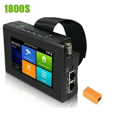 H.265 4K Ip Analog Camera Tester Ipc1800 Plus 3.5 Pollici Touch Screen Ip Cctv Tester Monitor Wifi Onvif Controllo Ptz 12 V1A