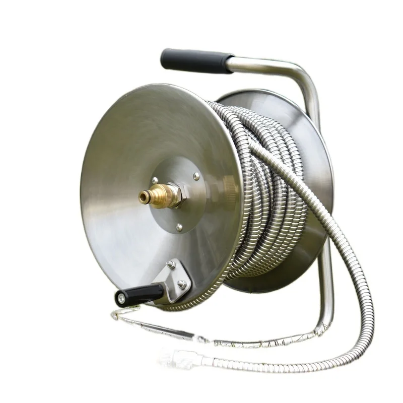 PortableHighPressureWasherHoseReelHeavyDutyGardenIrrigation