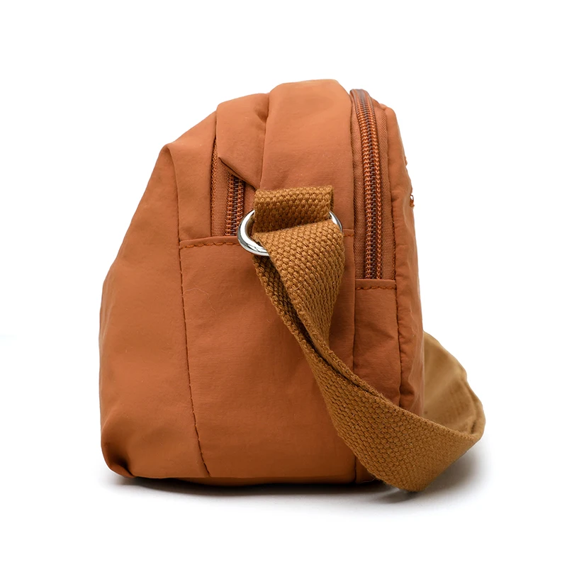 2025 New Jialongshi Fashionable and Versatile Women's Single Shoulder Bag, Casual and Simple Crossbody Bag, Waterproof Nylon Fab 3