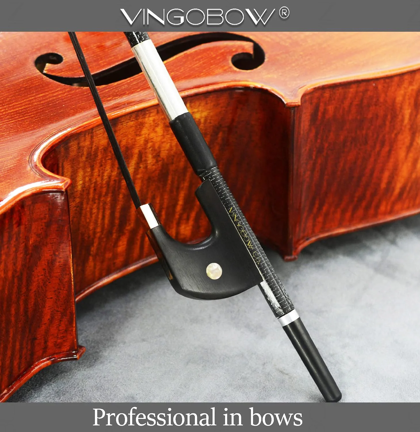 YoungMonic Nuovo Verticale Doppio Basso Bow Caso Tenere 2 pz Bow