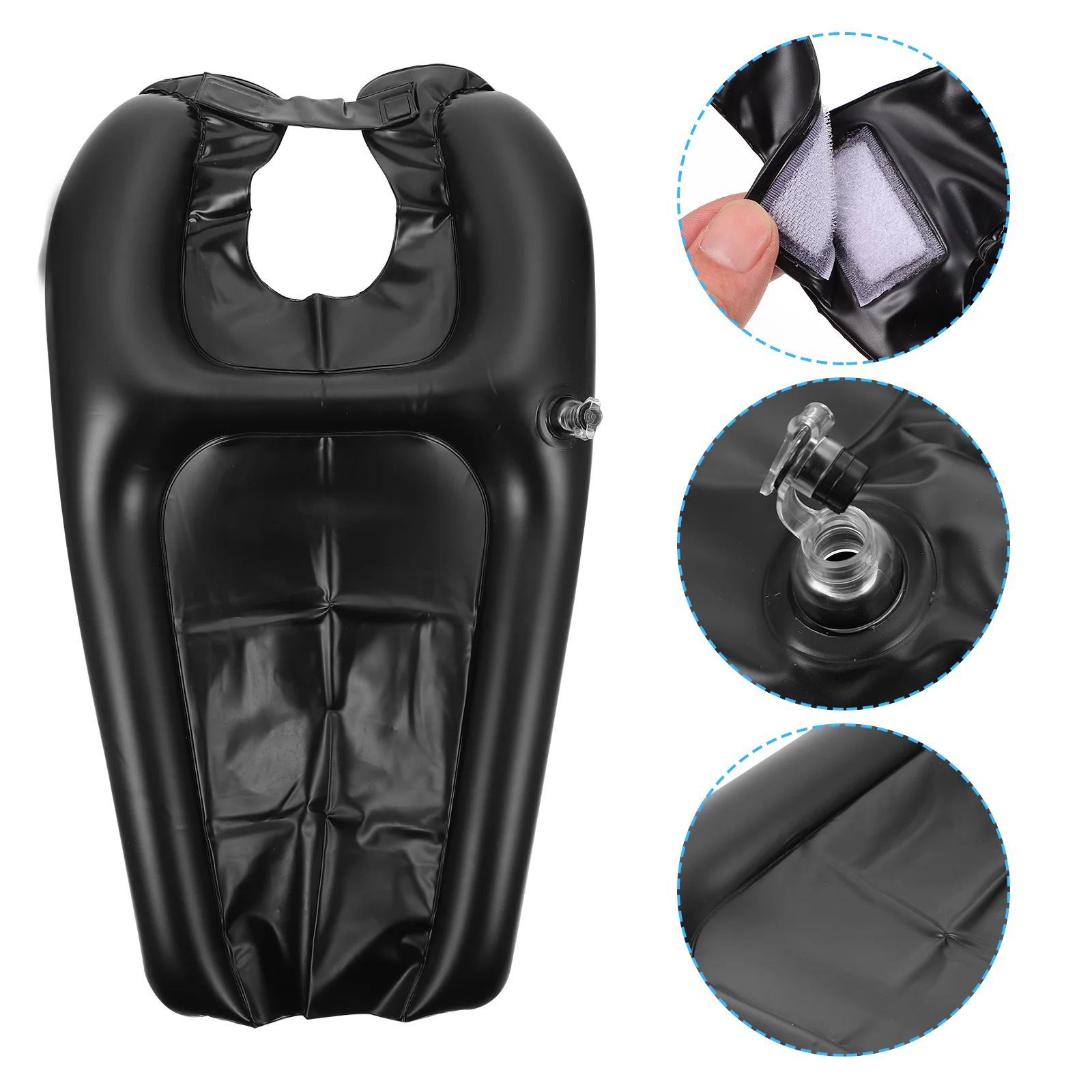 

Door Inflatable Bath Tub Shampoo Head Pad Portable Bathtub Home Hair Washing Pillow Elder