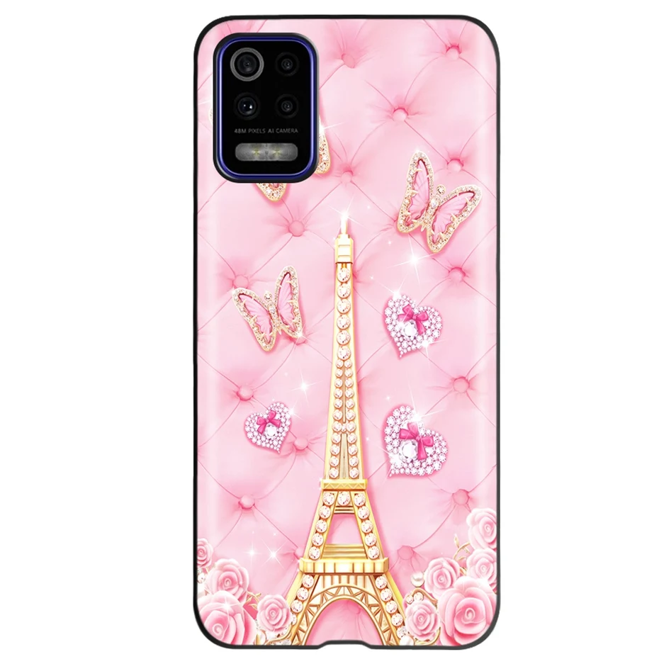Luxury Butterfly Flower Soft Silicone TPU Phone Case – Elegant Back Cover Design