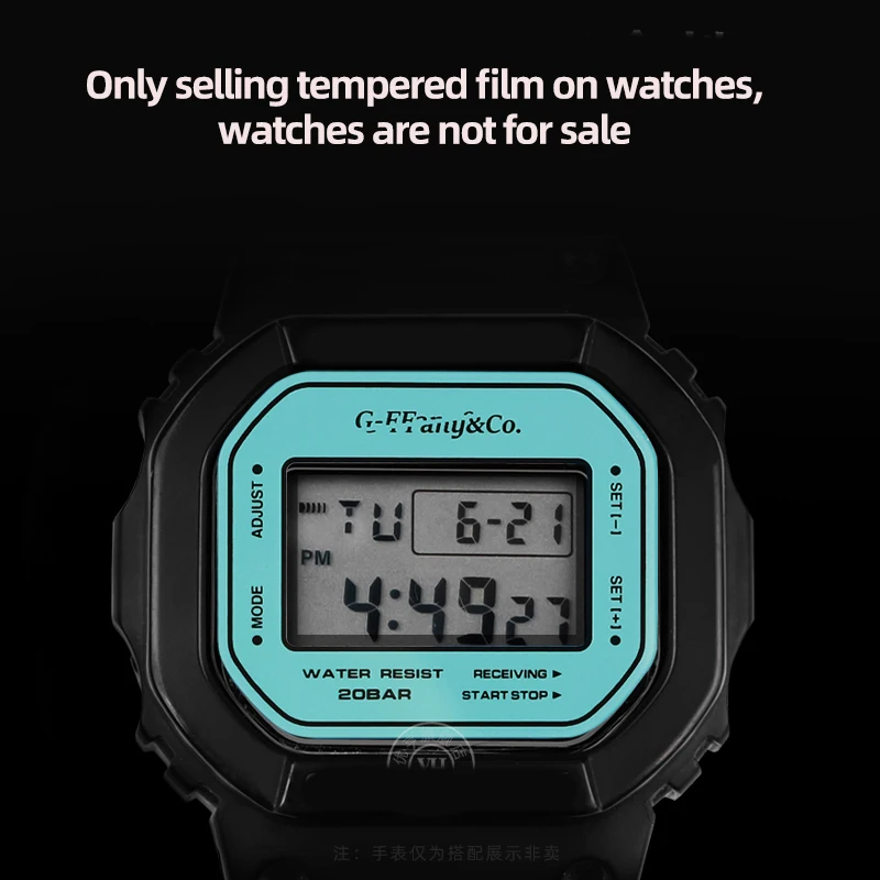 Фото Закаленная пленка для часов для Casio DW-5600, пленка для часов, персонализированная модификация №3