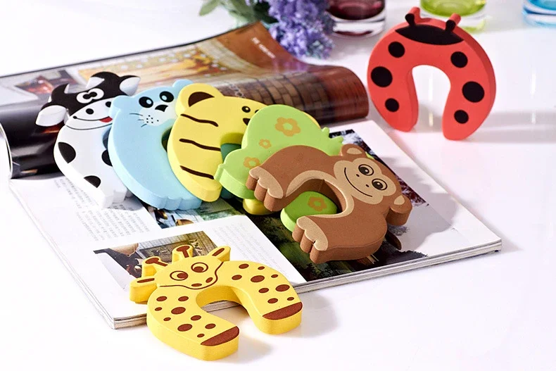 Child Safety Animal Door Stop Collision Prevention Anti pinch Door Seam Protector silicone door stopper door stopper bumpers door stopper door finger pinch guards