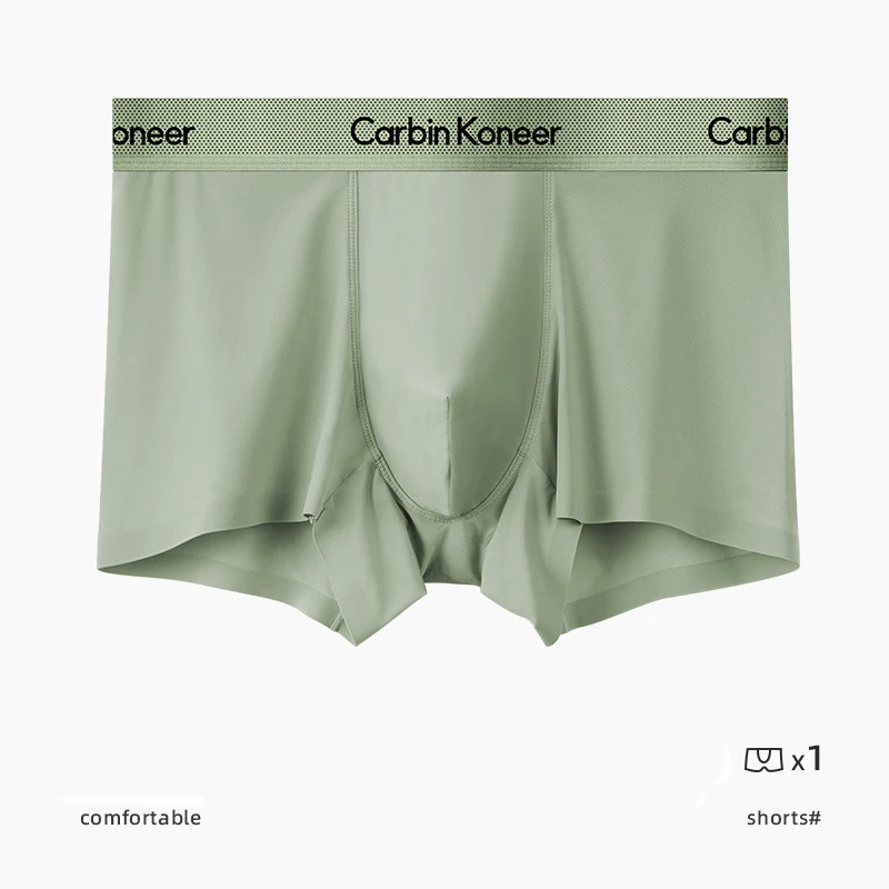 4pcs Men's High-end Cotton Underwear Boxer Shorts Comfortable Cotton breathe Underpants Antibacterial Panties