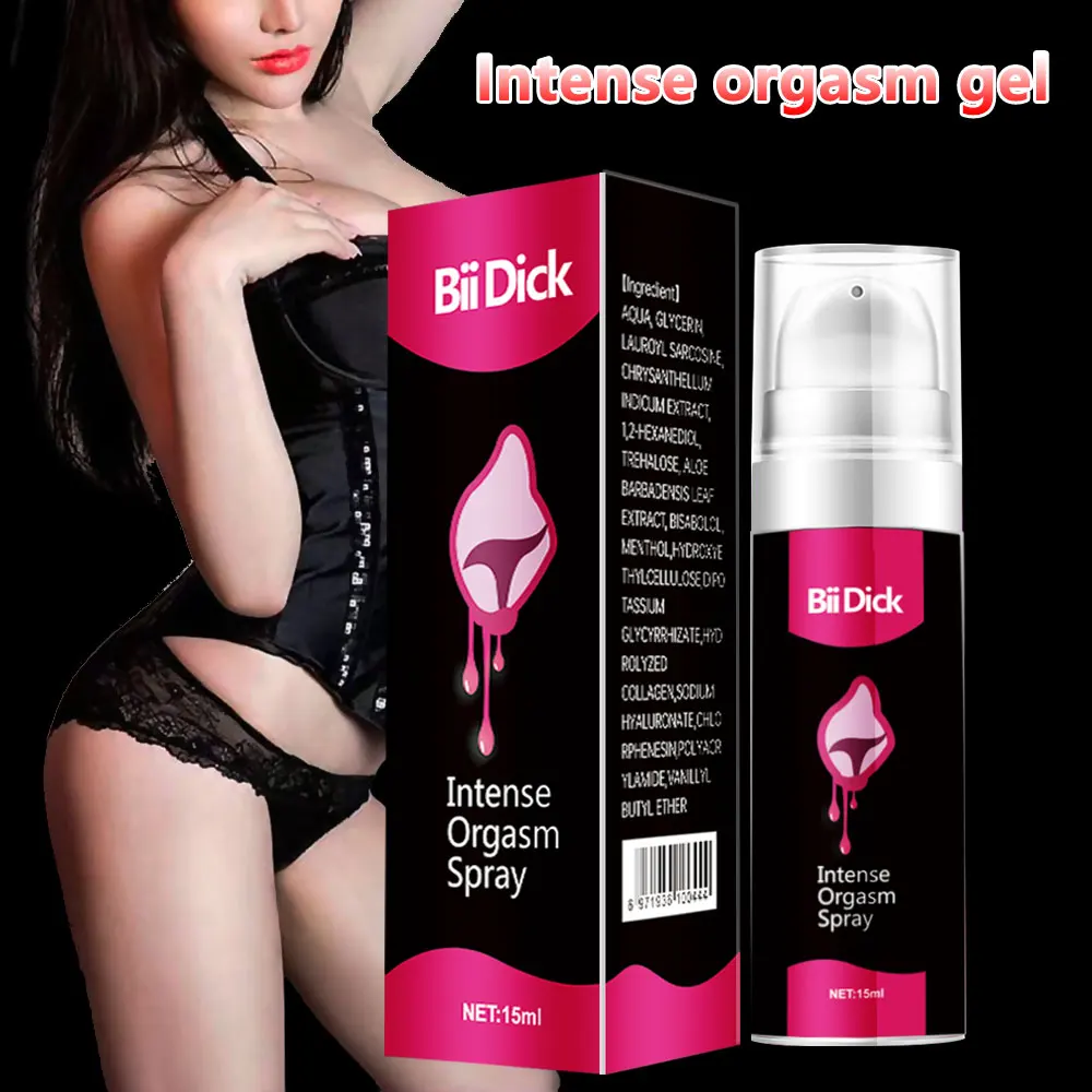 Female Orgasm Gel Women Fast Orgasm Gel Libido Enhancer Sex Spray Vagina Stimulant Intense Drop Exciter Strong Enhance Climax Vaginal Tight Oils