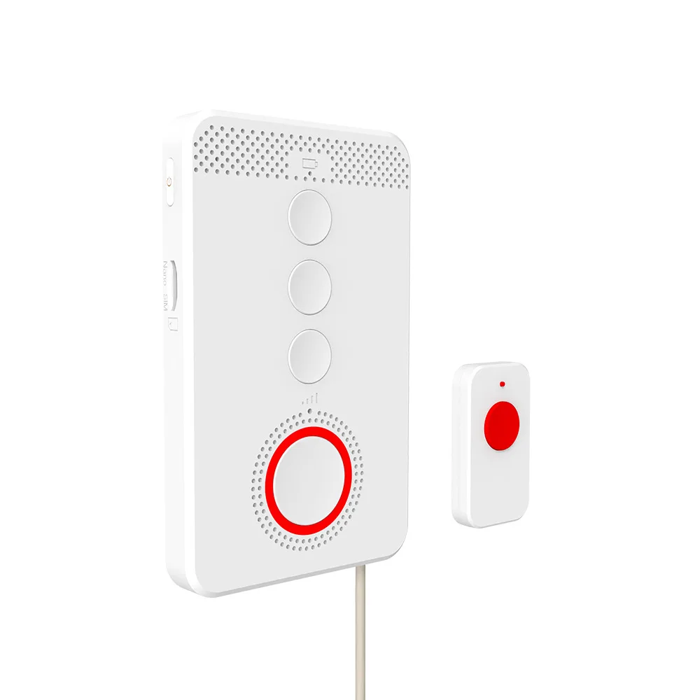 Medical Alert Button 4G LTE GSM Elderly SOS Button Emergency Alarm For Elderly Care