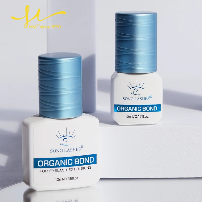 

Lash Romance Organic Bond black soft organic Odor 1-2 sec Super Strong adhesion High quality makeup glue lash extension supplies