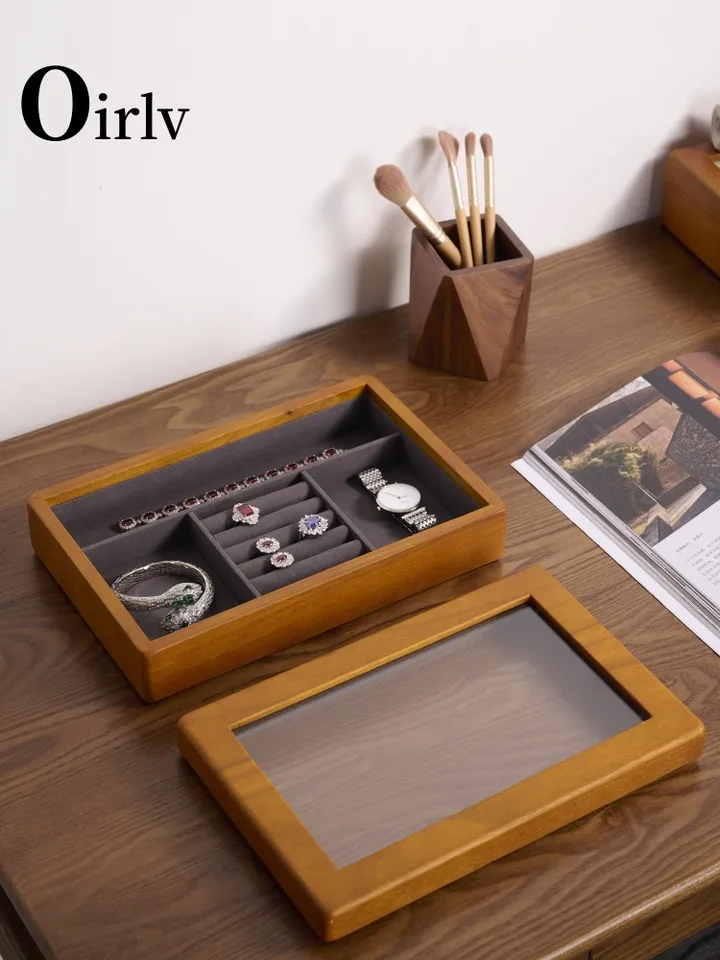 Oirlv - Caja De Almacenamiento De Piel De Lujo Para Reloj, Caja De
