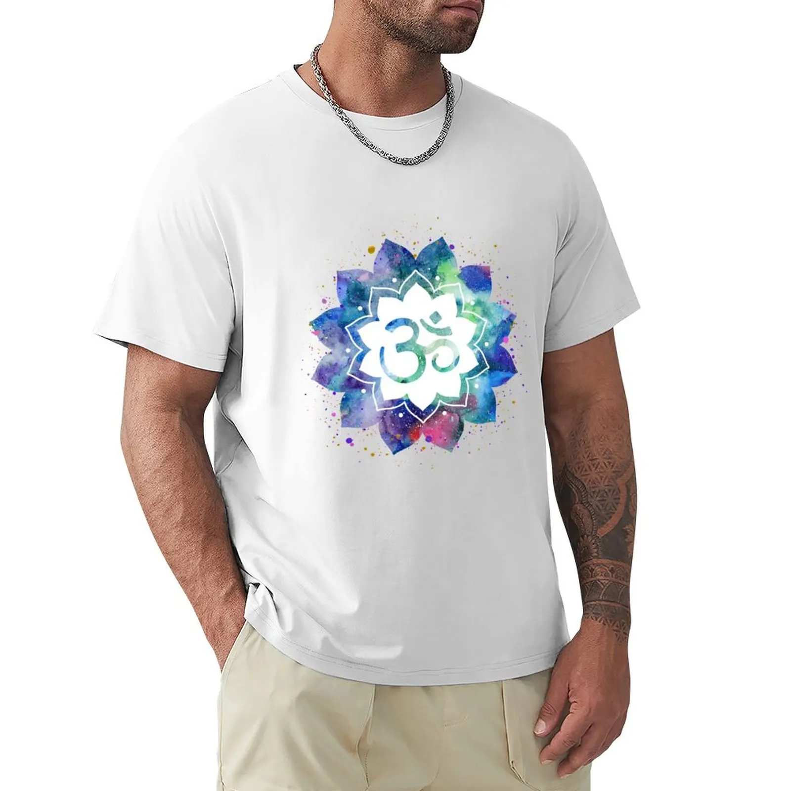 

Om Sign Lotus Flower T-shirt sublime heavyweights blanks mens clothes