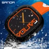 SANDA Quartz Watch For Man Luxury Sport Waterproof Clock Simple Design Men's Wristwatch Silicone Strap Watches Mens Reloj Hombre 3