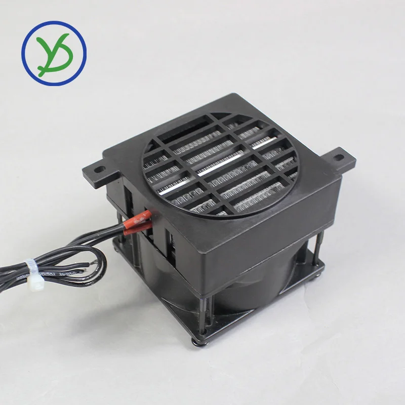 Egg Incubator Heater Thermostatic Electric Heater PTC Fan Heating Element 100W 220V DC 106*80mm