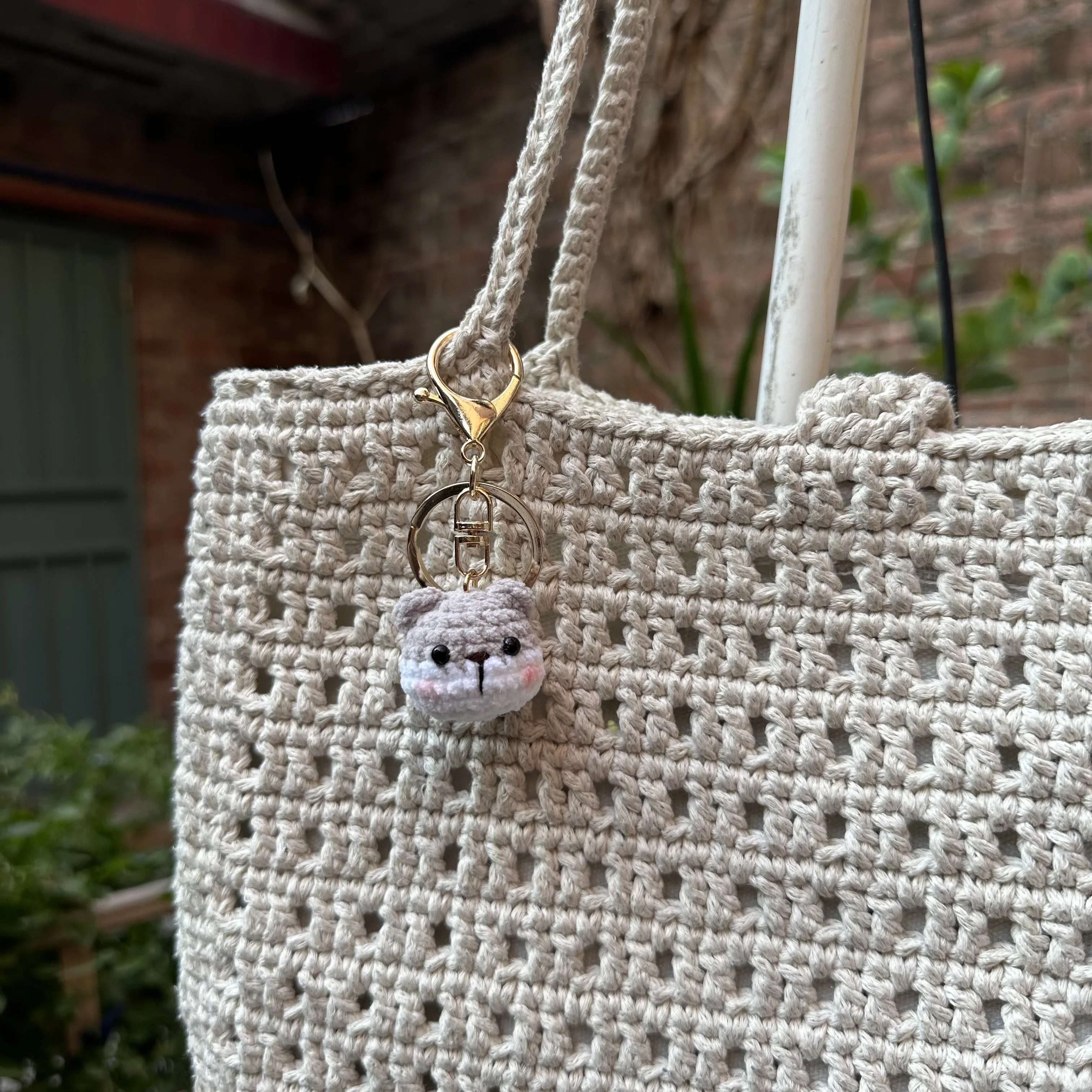 Mini Crochet Animal Keychain – Bunny, Chick, Cat, Dog & More