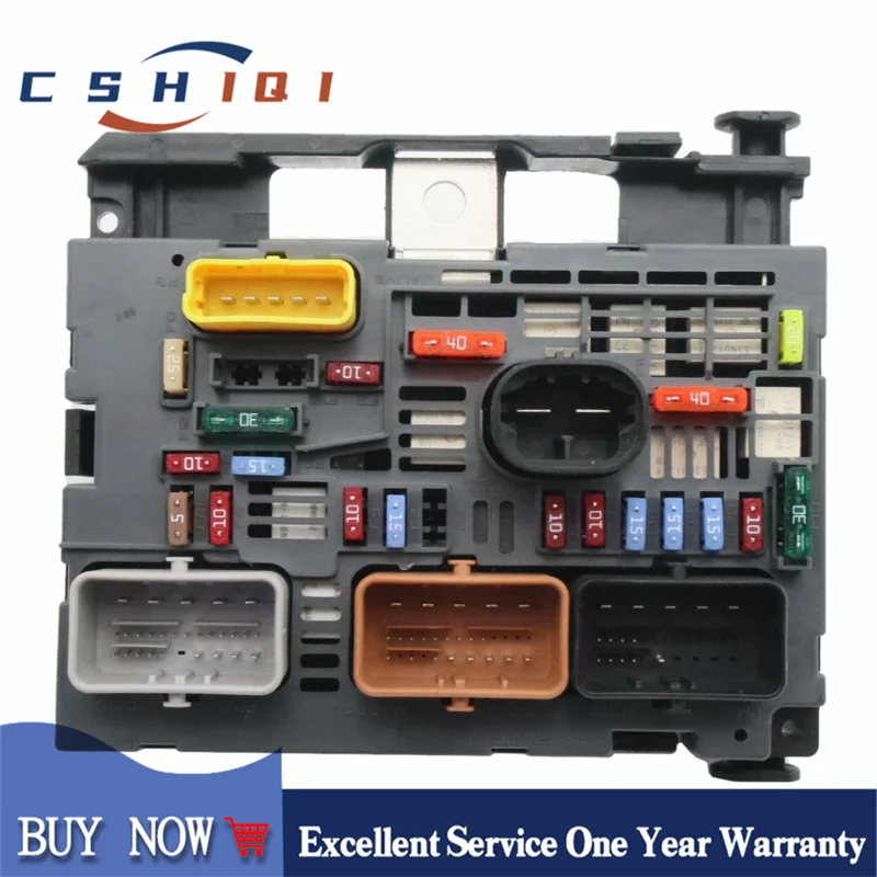 9807028880 Genuine Engine Fuse Box For Peugeot 307 308 408 807 Expert Partner (B9) Citroen 6500FT 6500FR 6500KQ New